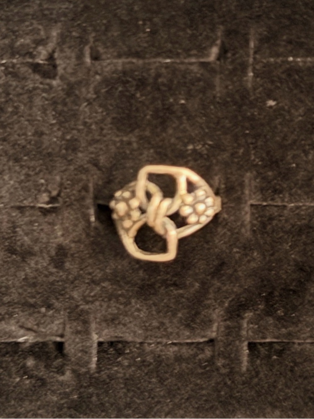 Silver Floral Knot Ring Size 4.5- Women's Jewelry